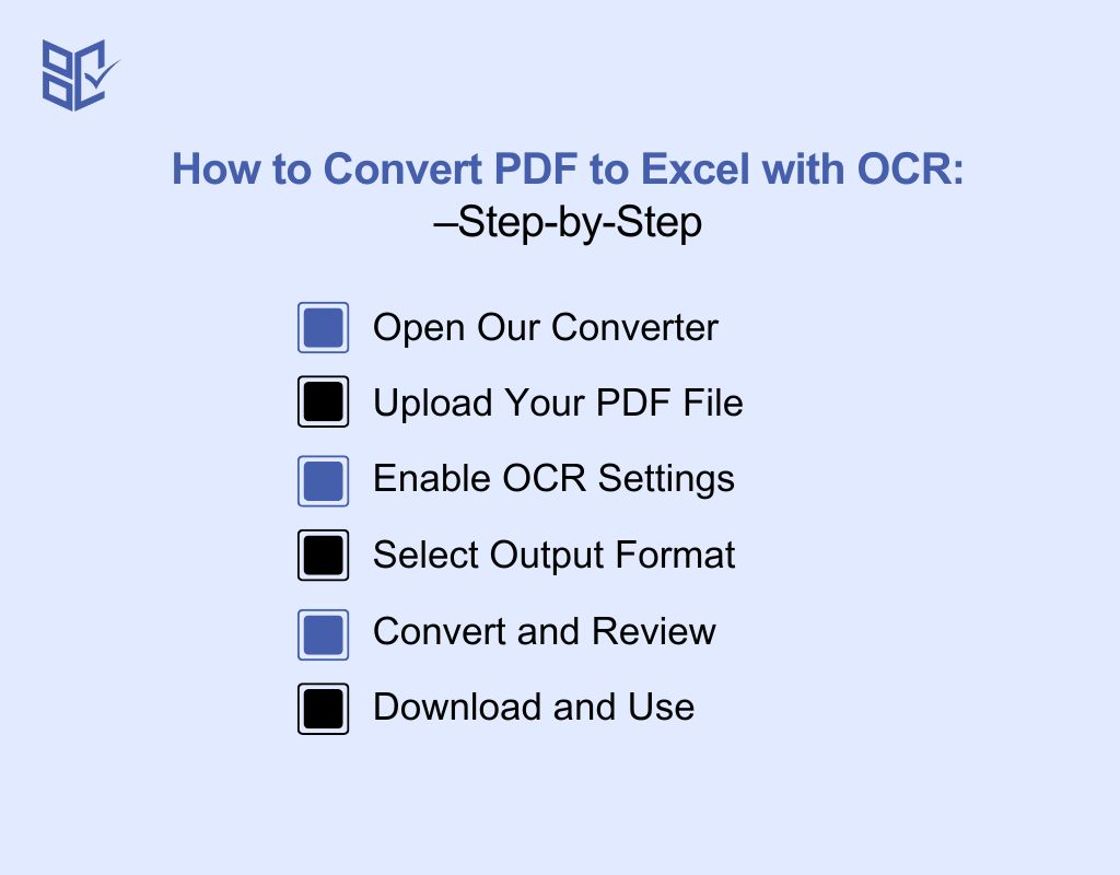 How to Convert PDF to Excel with OCR 